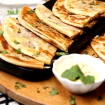 Spicy Chicken Paratha