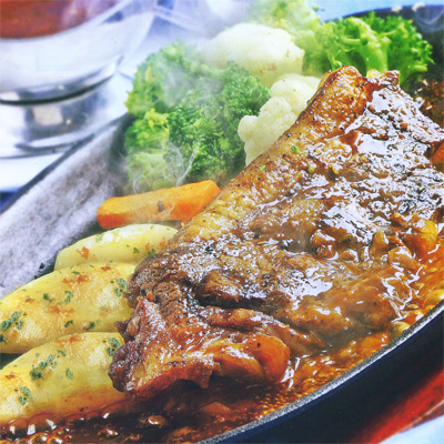 Sirloin Steak Saus Bbq