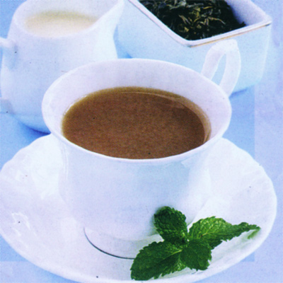 Teh Susu Mint