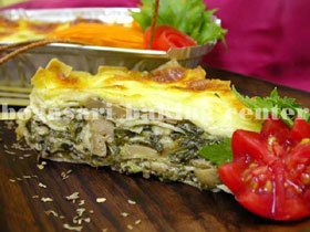 Lasagna Bayam Jamur