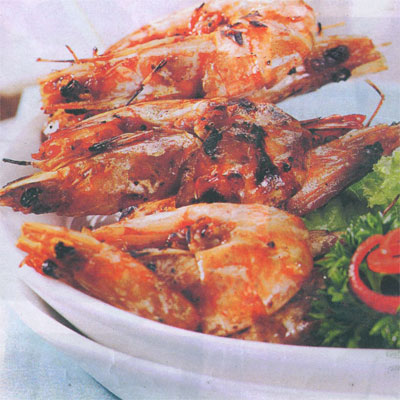 Udang Bakar Merica Hitam