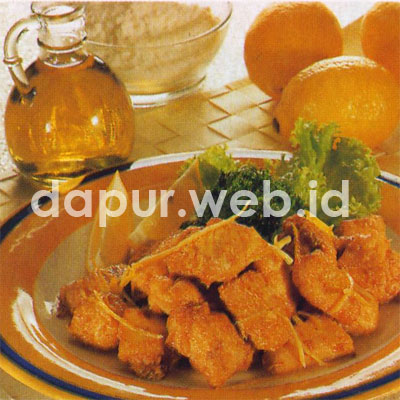 Ayam Goreng Saus Lemon