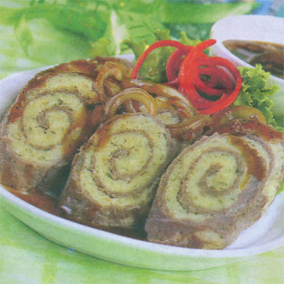 Daging Gulung Keju