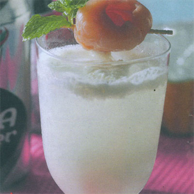 Lychee Milk Soda