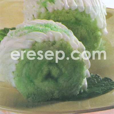 Cake Putih Telur Pandan Kelapa Muda