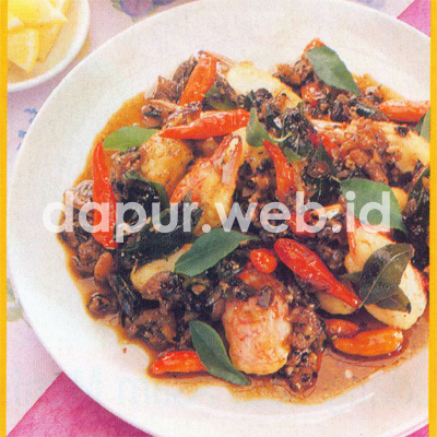 Capit Kepiting Saus Taosi