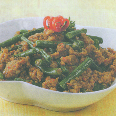 Oseng Oncom Kacang Panjang