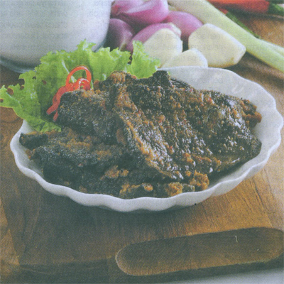 Rendang Paru Goreng