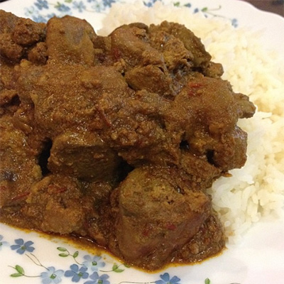 Rendang Hati Ayam