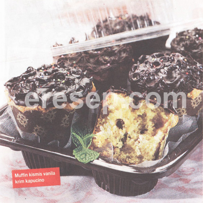 Muffin Kismis Vanila Krim Kapucino