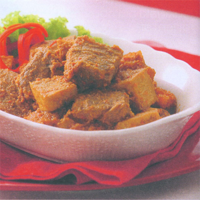 Sambal Goreng Daging Krecek