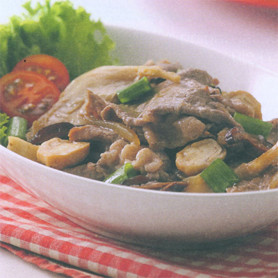 Tumis Jamur Sukiyaki