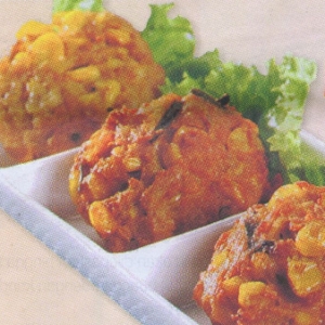 Perkedel Tempe Jagung