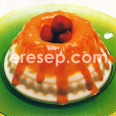 Puding Tahu Saus Nanas