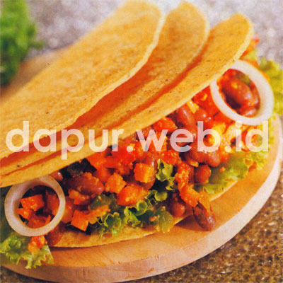 Sandwich Taco Kacang Merah