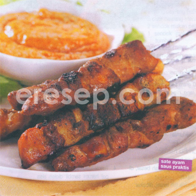 Sate Ayam Saus Praktis