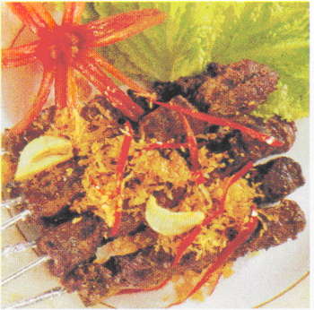 Sate Bumbu Serundeng