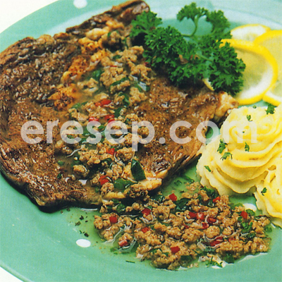 Steak Daging Saus Mint