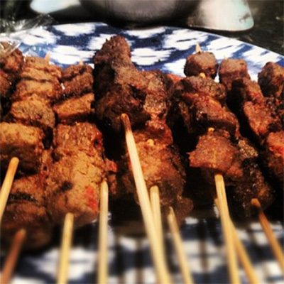 Sate Goreng Bumbu Padang