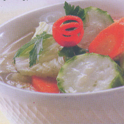 Sayur Oyong Kuah Ceker Ayam